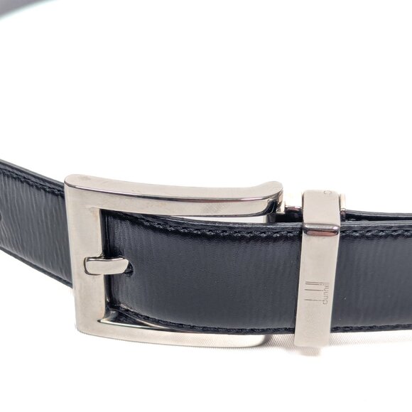 DUNHILL Reversible Men's Belt Black Brown - Size 40 - Picture 5 of 11